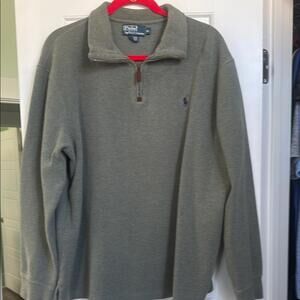 Polo by Ralph Lauren Green Quarter-Zip Pullover